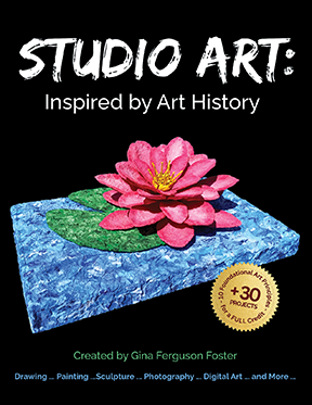 Front cover for the softcover edition of Studio Art: Inspired by Art History